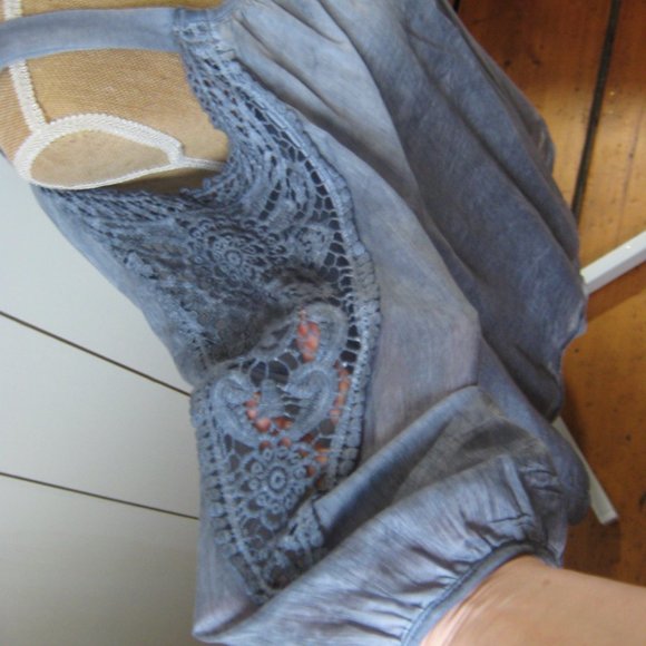 Blue Fresh FX Cold Shoulder Blouse - Picture 2 of 6